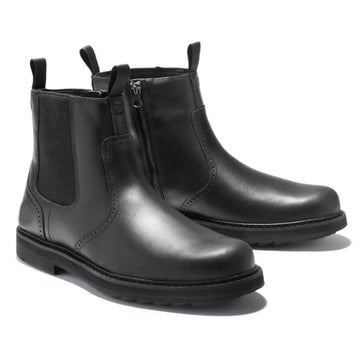 Black Chelsea Boots Men | Classic Slip-On Leather Design