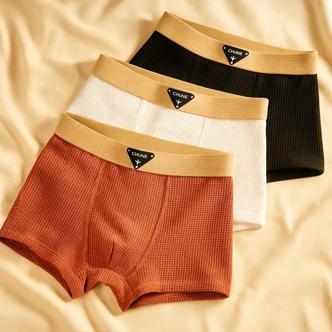 Mateo | Men's Cotton Boxer Briefs Set Mid-Rise Short Leg 1