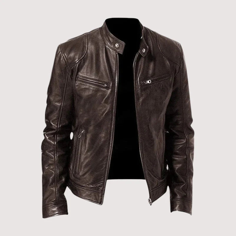 Men's Leather Jacket Black | Premium Genuine Leather Coats 2
