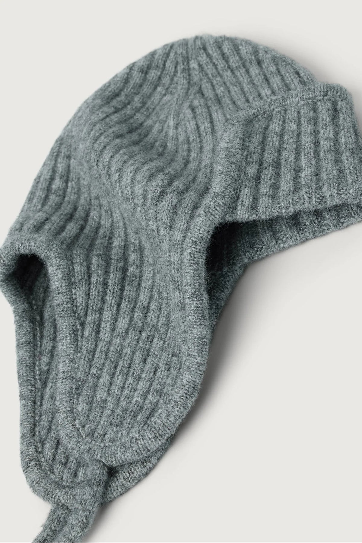 Ribbed Knit Trapper Hat | Winter Hat with Ear Flaps 2