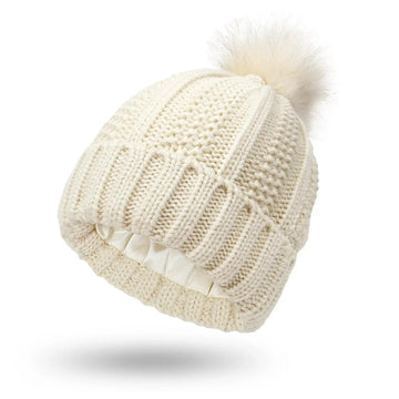 Satin-Lined Toque | Men's & Women's Knit Winter Beanie