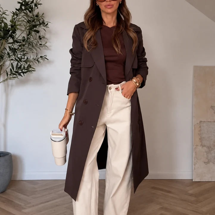 Wearbella – Belted Double-Breasted Trench Coat 10