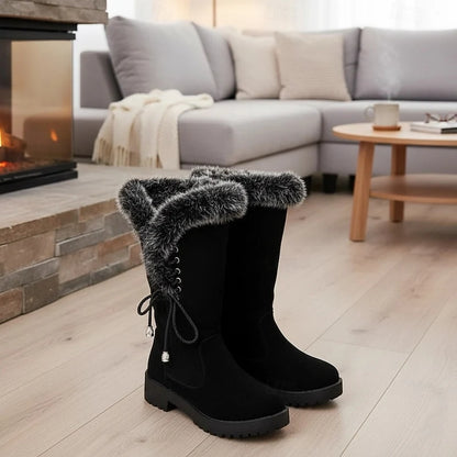 Adriana | Fur-Trimmed Knee-High Winter Boots 6