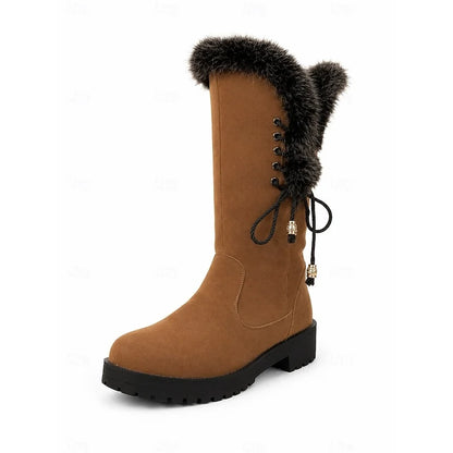 Adriana | Fur-Trimmed Knee-High Winter Boots 8