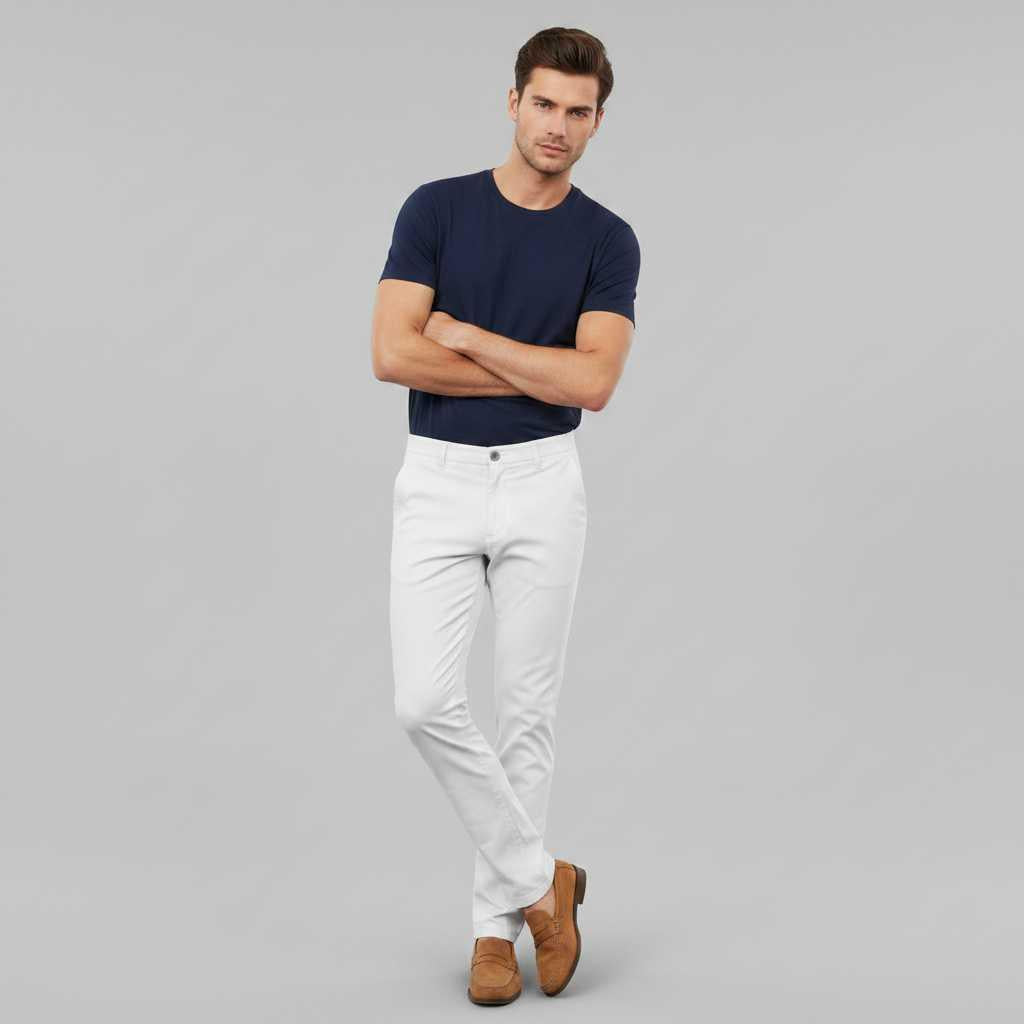 Albert Slim Fit Chinos | Men's Trousers for Casual and Formal Wear