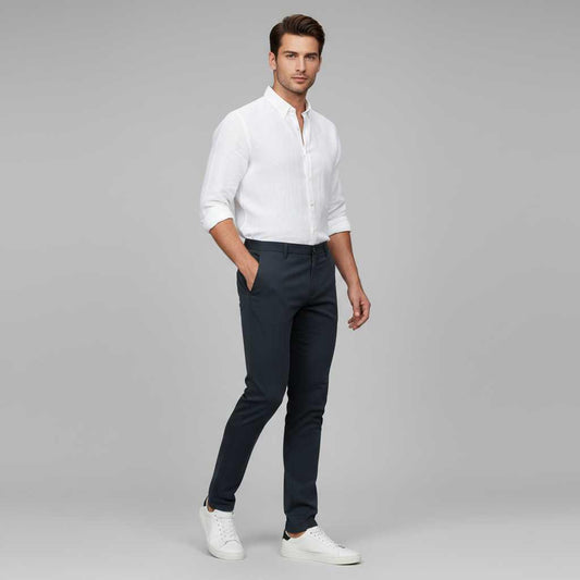 Albert Slim Fit Chinos | Men's Trousers for Casual and Formal Wear