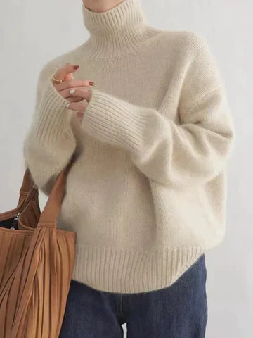 Amaya | Women's Cashmere Turtleneck Sweater 0