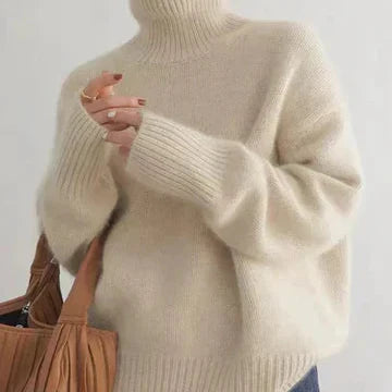 Amaya | Women's Cashmere Turtleneck Sweater 1
