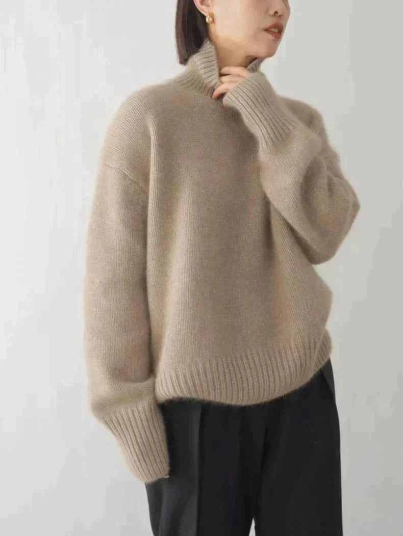 Amaya | Women's Cashmere Turtleneck Sweater 6