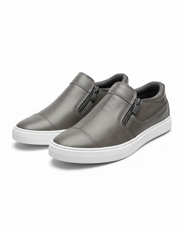 Ashton Zip Sneaker | Men's Casual Leather-Look Shoes