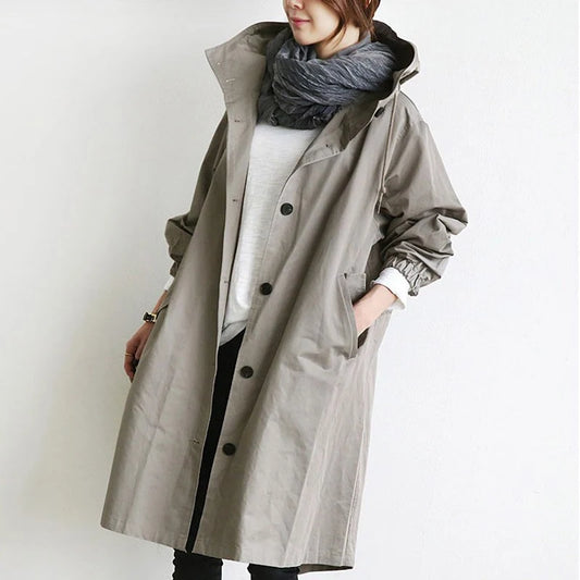 Aubrey™ – Stylish Waterproof Trench Coat 0