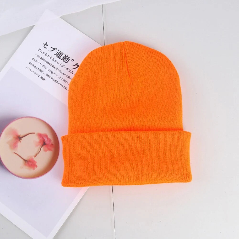 Black Beanie | Unisex Soft Wool Blend Hat for Men and Women 2