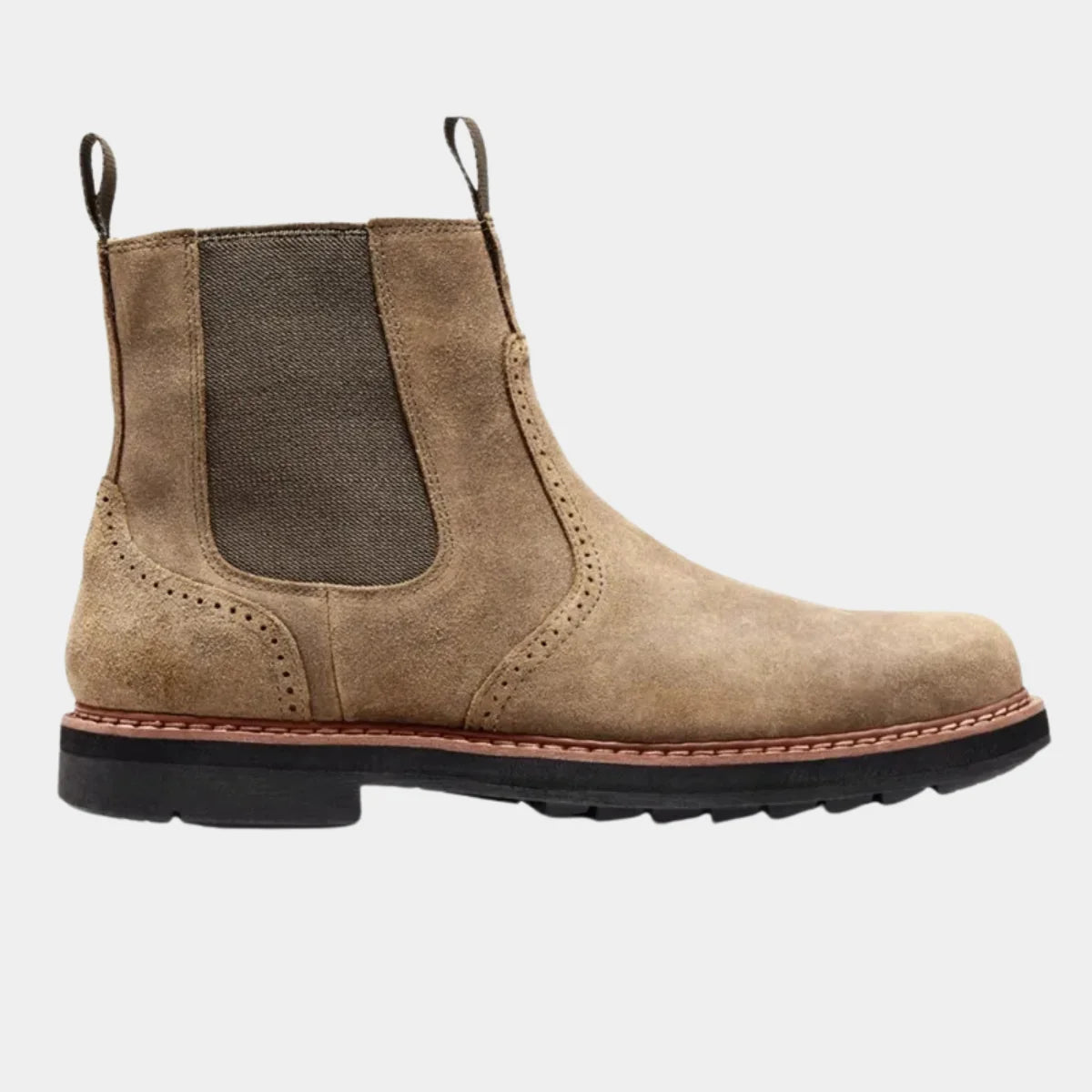 Black Chelsea Boots Men | Classic Slip-On Leather Design 1