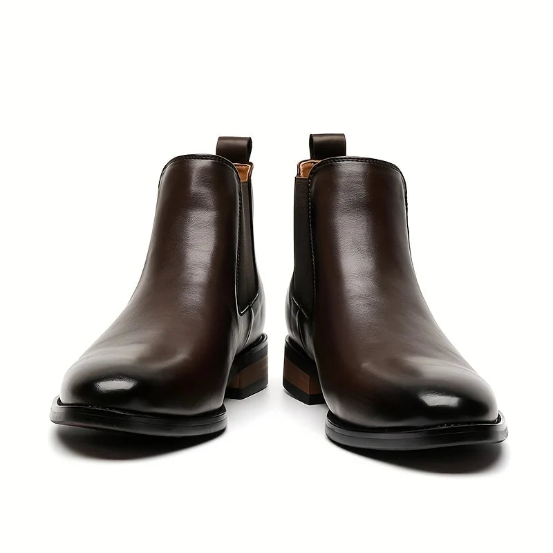 Black Chelsea Boots | Pointed-Toe Leather Design for Women 4