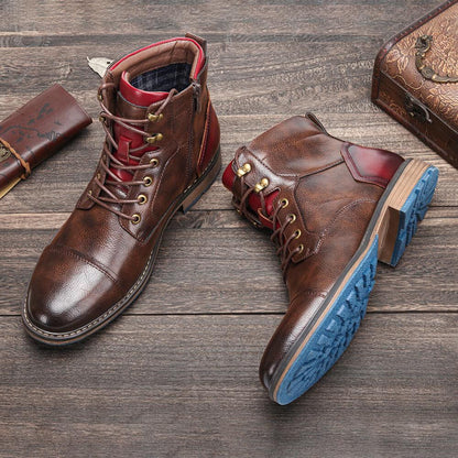 Black Oxford Boots Mens | Classic Leather Footwear 2