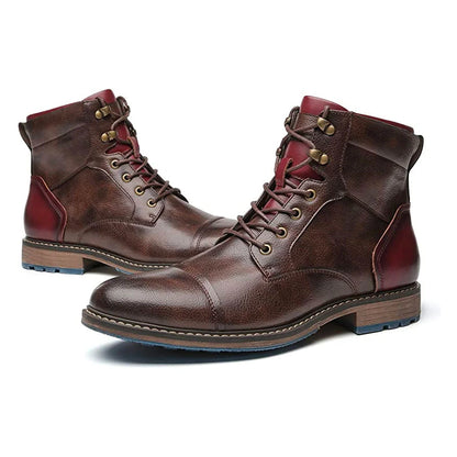Black Oxford Boots Mens | Classic Leather Footwear 7