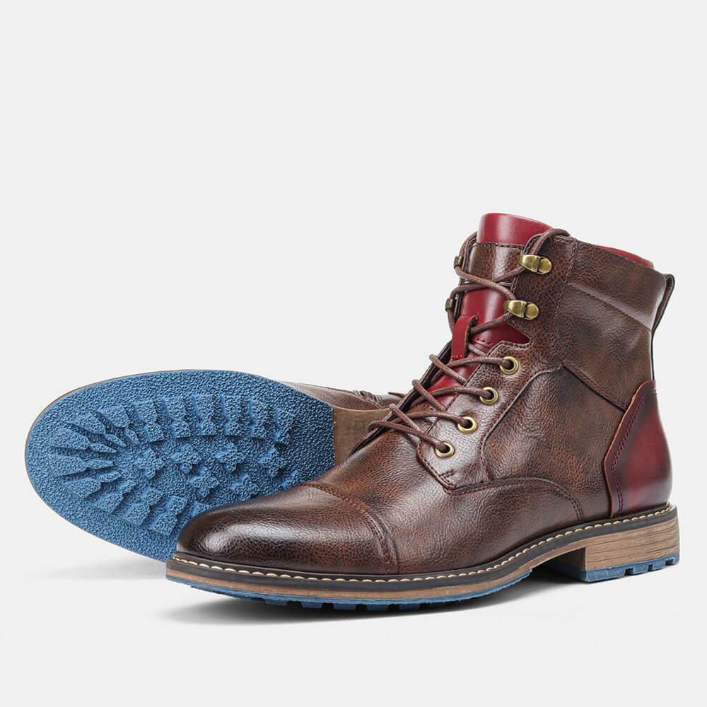 Black Oxford Boots Mens | Classic Leather Footwear 8