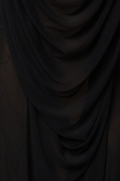 Black Siren Sculpted Mesh Dress | Women's Maxi Dress 7