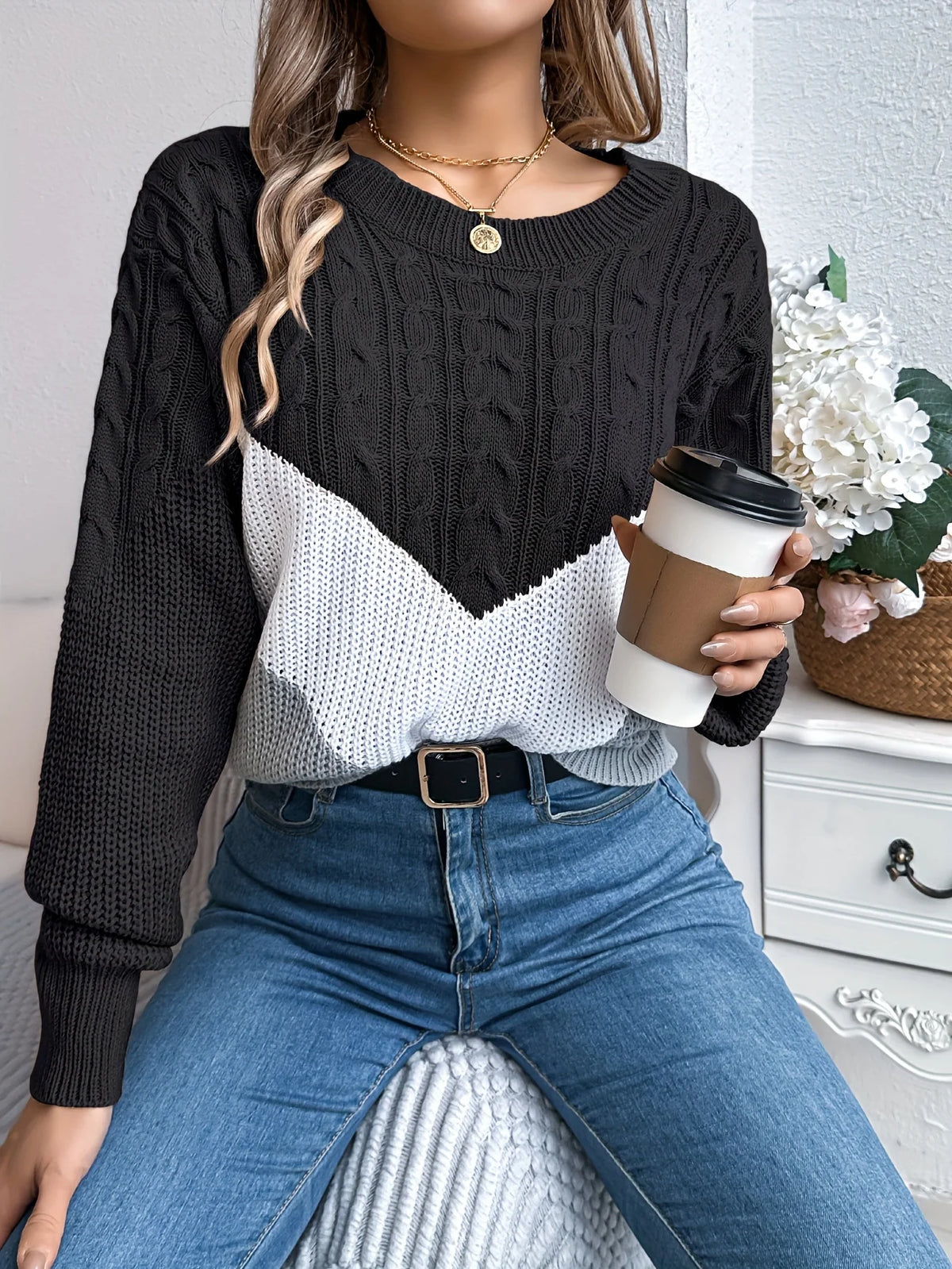 Blythe | Color-Block Sweater for Women 6
