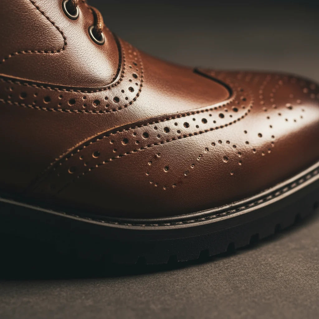 Braxton | Men's Full-Grain Leather Brogue Boots 5