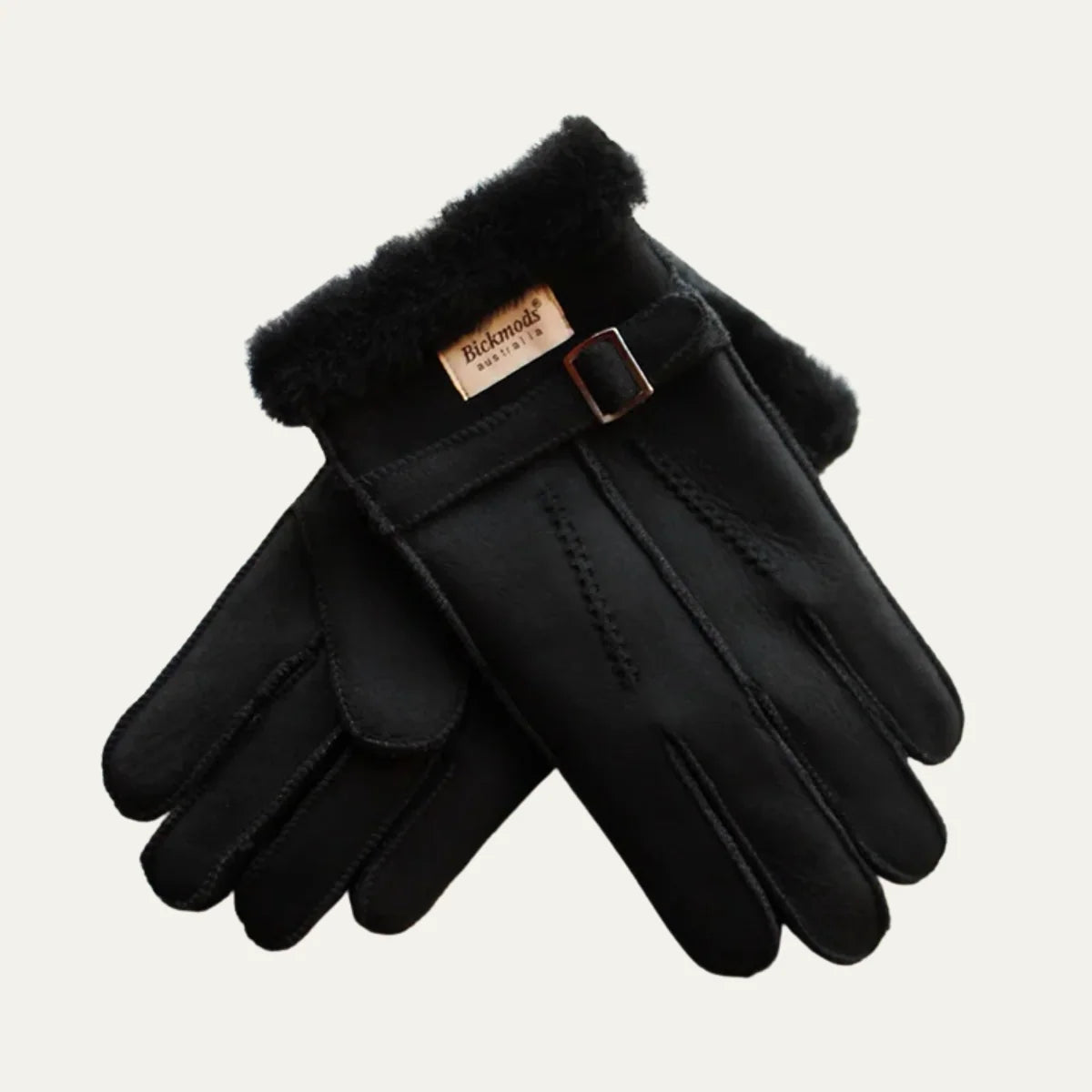 Brenton | Men's Sheepskin Leather Winter Gloves with Fur Lining 1