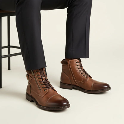 Brescia | Men's Vintage Leather Ankle Boots Casual 1