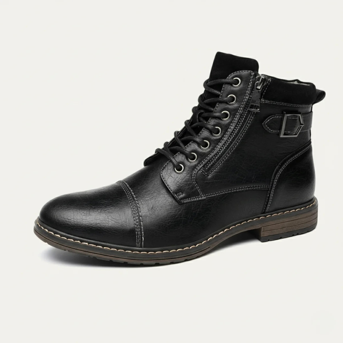Brescia | Men's Vintage Leather Ankle Boots Casual 3