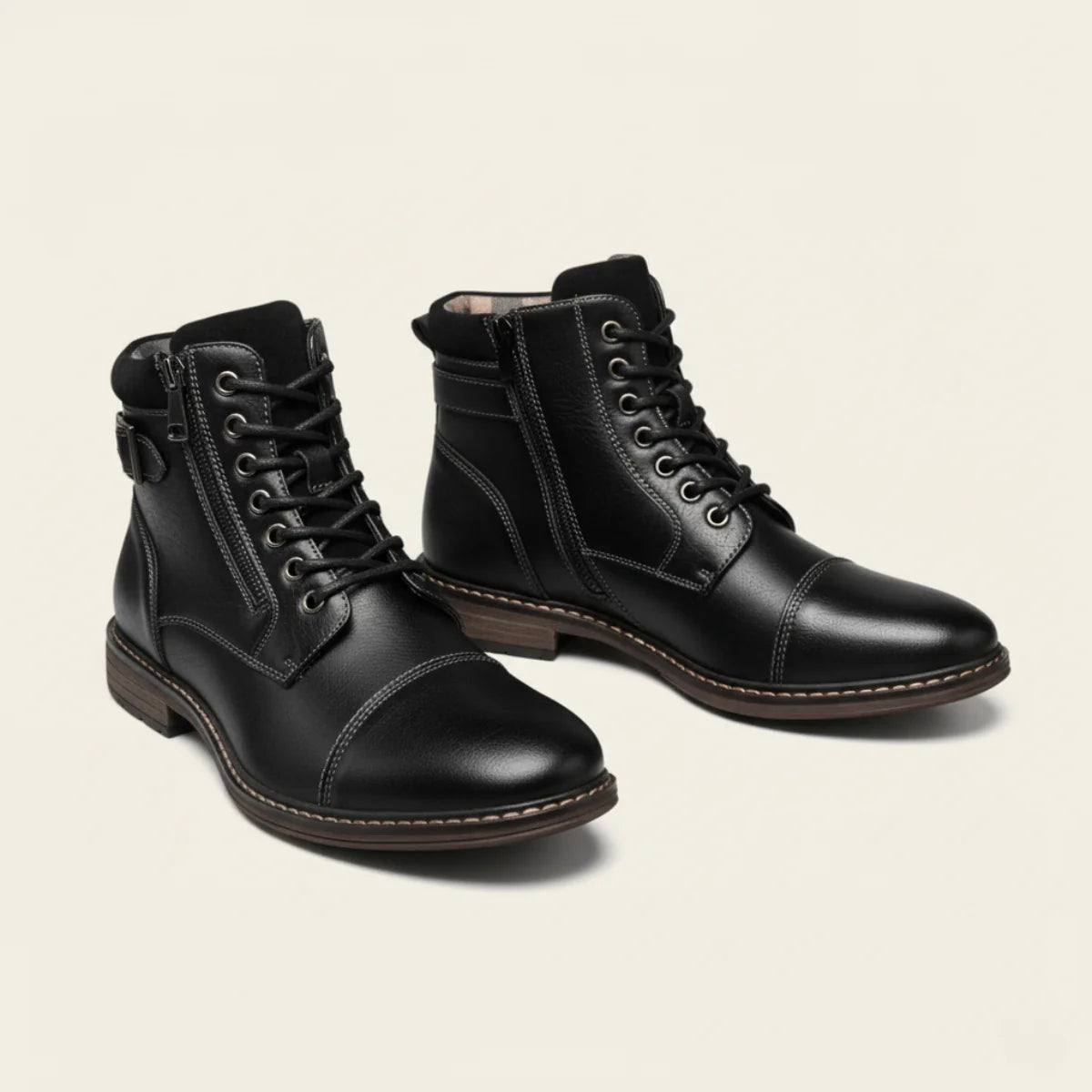 Brescia | Men's Vintage Leather Ankle Boots Casual 5