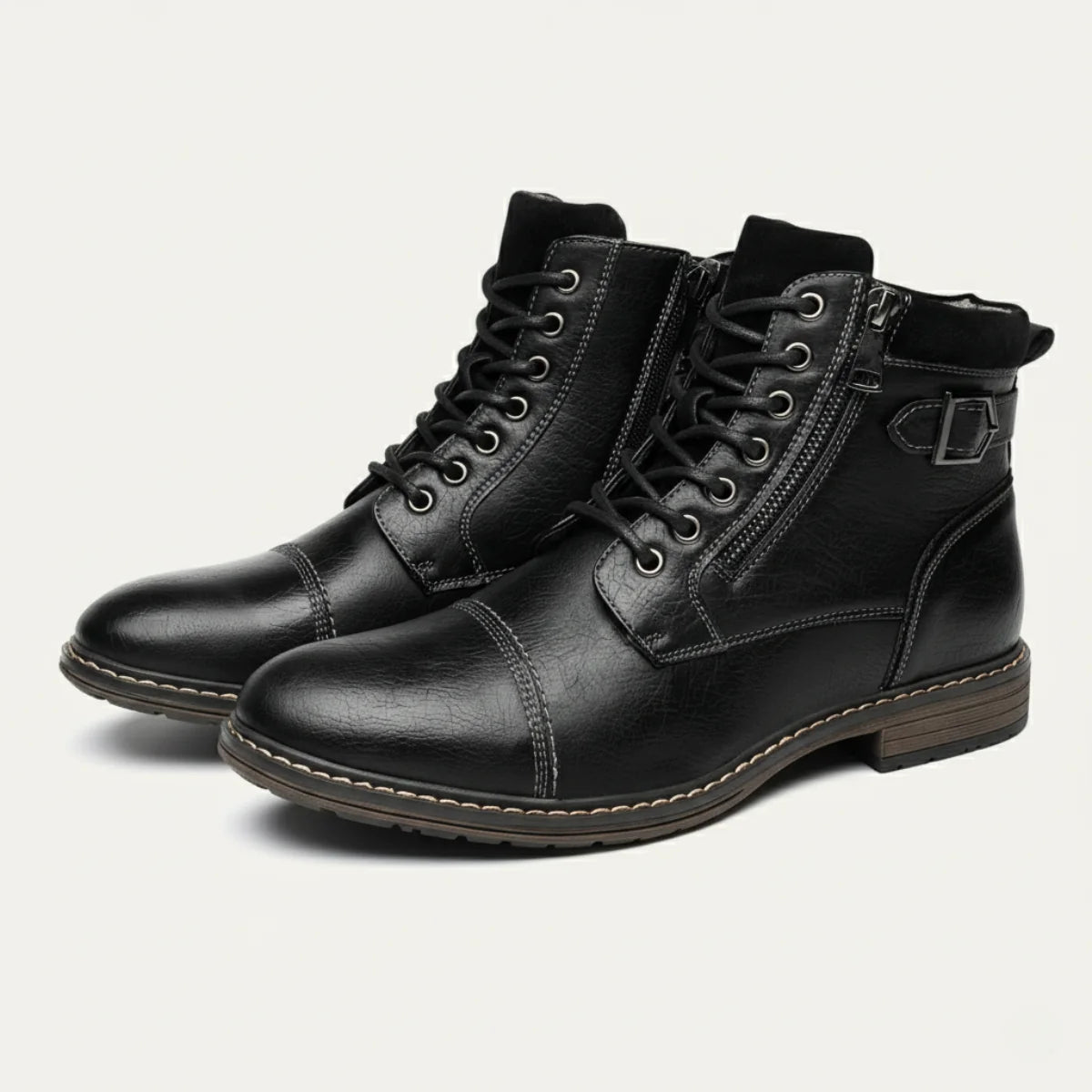 Brescia | Men's Vintage Leather Ankle Boots Casual 6