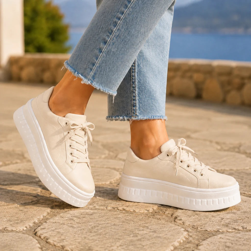 Brindisi | Women's Platform Sneakers with Arch Support | Lace-Up Trainers 5
