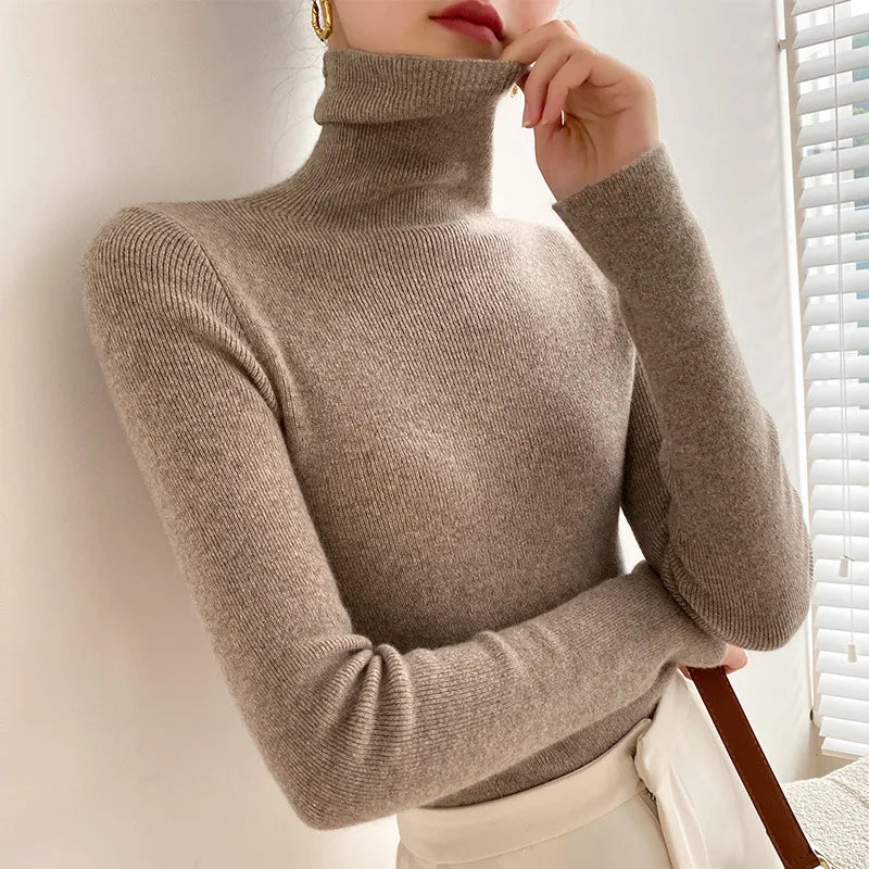 Camille | Women's Slim Fit Turtleneck Sweater 5