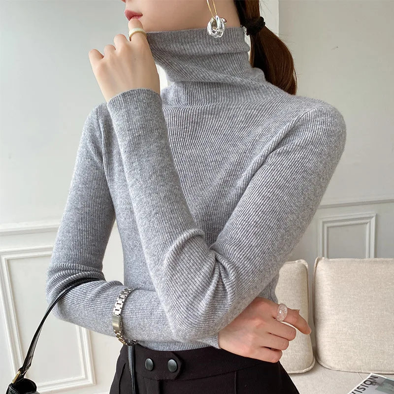 Camille | Women's Slim Fit Turtleneck Sweater 6