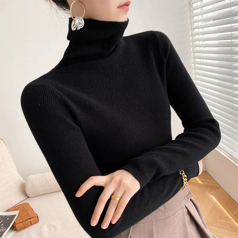 Camille | Women's Slim Fit Turtleneck Sweater 7