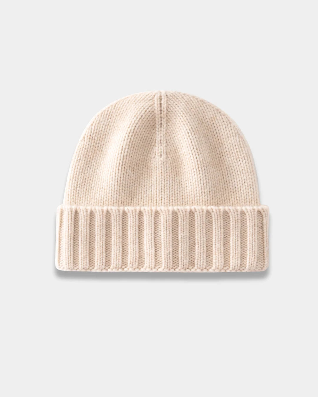 Cashmere Beanie | Soft Rib-Knit Hat for Men 0