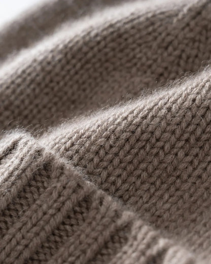 Cashmere Beanie | Soft Rib-Knit Hat for Men 5