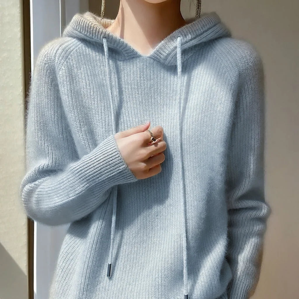 Celeste | Women's Soft-Touch Cashmere Hoodie 1