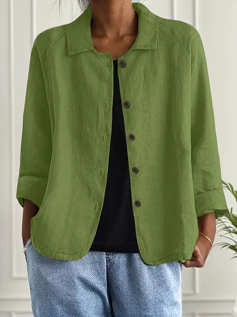 Charlie | Women's Lightweight Button-Up Jacket 11