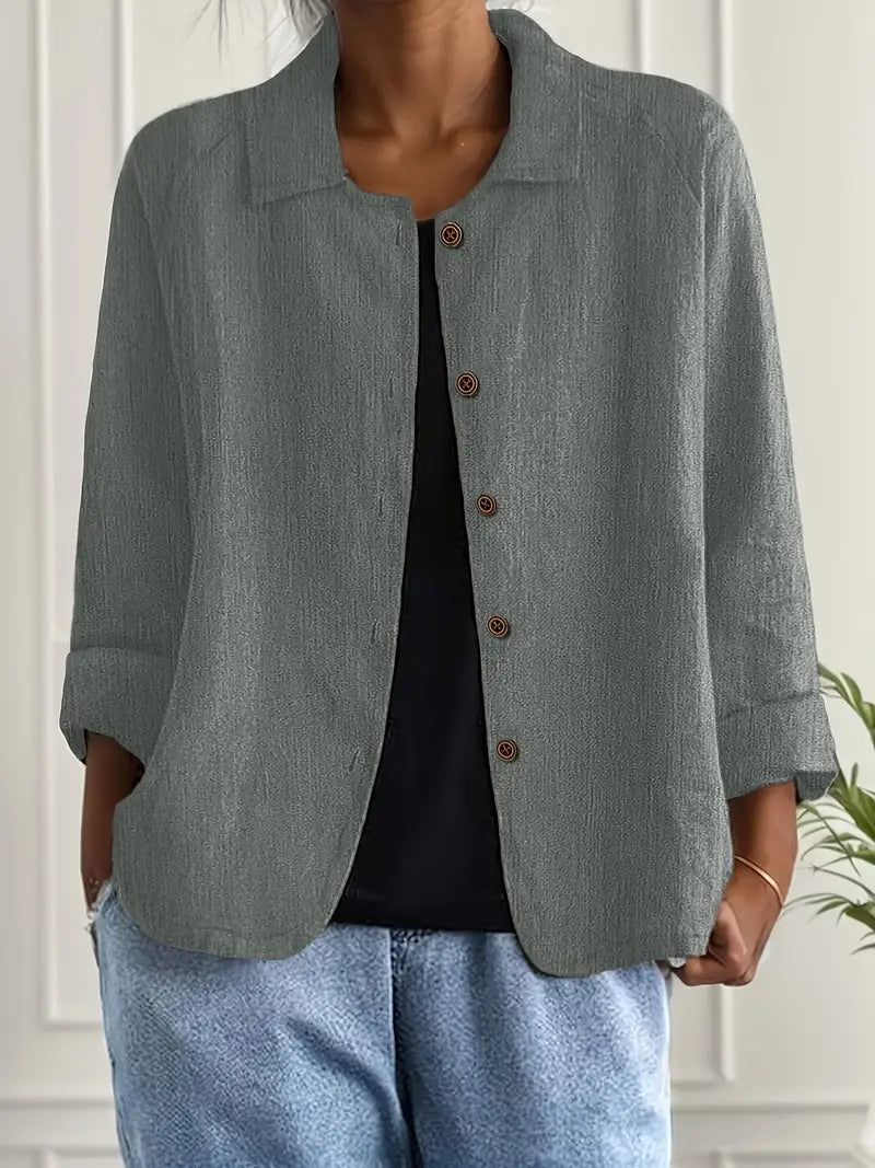 Charlie | Women's Lightweight Button-Up Jacket 4