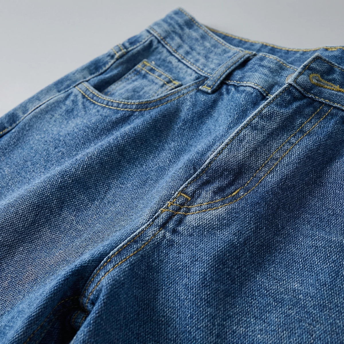 Clyde | Men's Relaxed Fit Straight Leg Denim Jeans 4