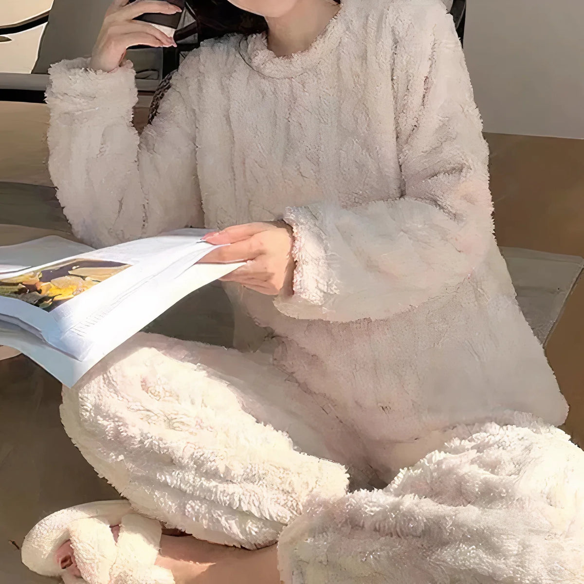 Cozy Fleece Pajama Set | Women's Warm Pyjamas 5