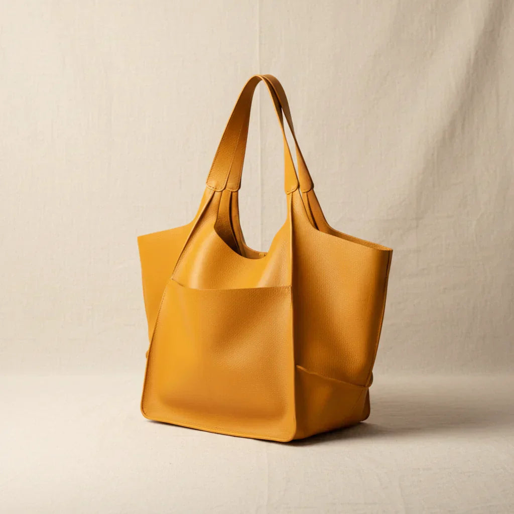 Dana | Classic Vintage Tote Bag Vegan Leather 2