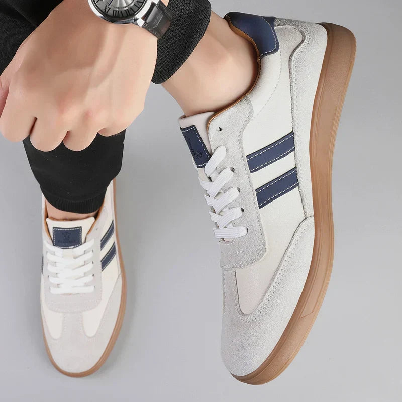 Delano | Men's Retro Lace-Up Sneakers | Casual Trainers 7