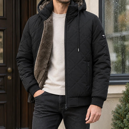 Dorian Quilted Fleece Jacket | Men's Winter Jacket 0