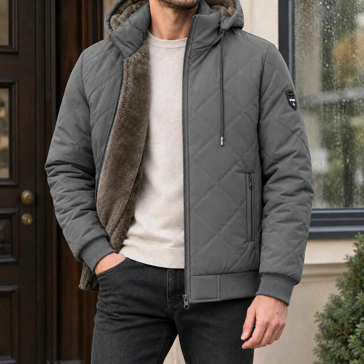 Dorian Quilted Fleece Jacket | Men's Winter Jacket 2