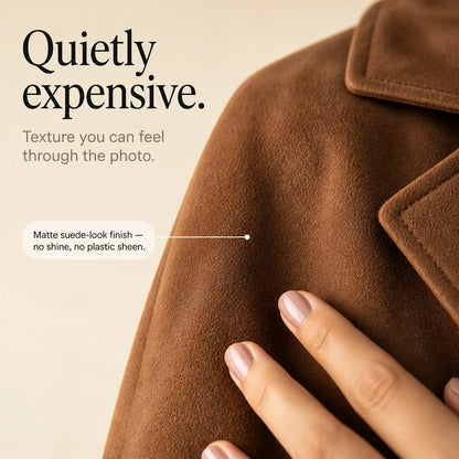 Draperie – Suede Trench That Moves With You, Not Around You 5