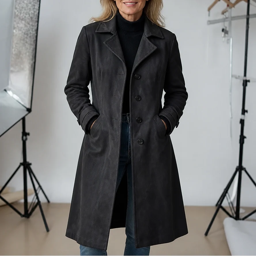 Draperie – Suede Trench That Moves With You, Not Around You 9