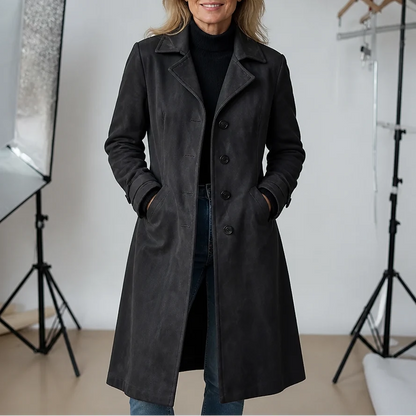 Draperie – Suede Trench That Moves With You, Not Around You 9