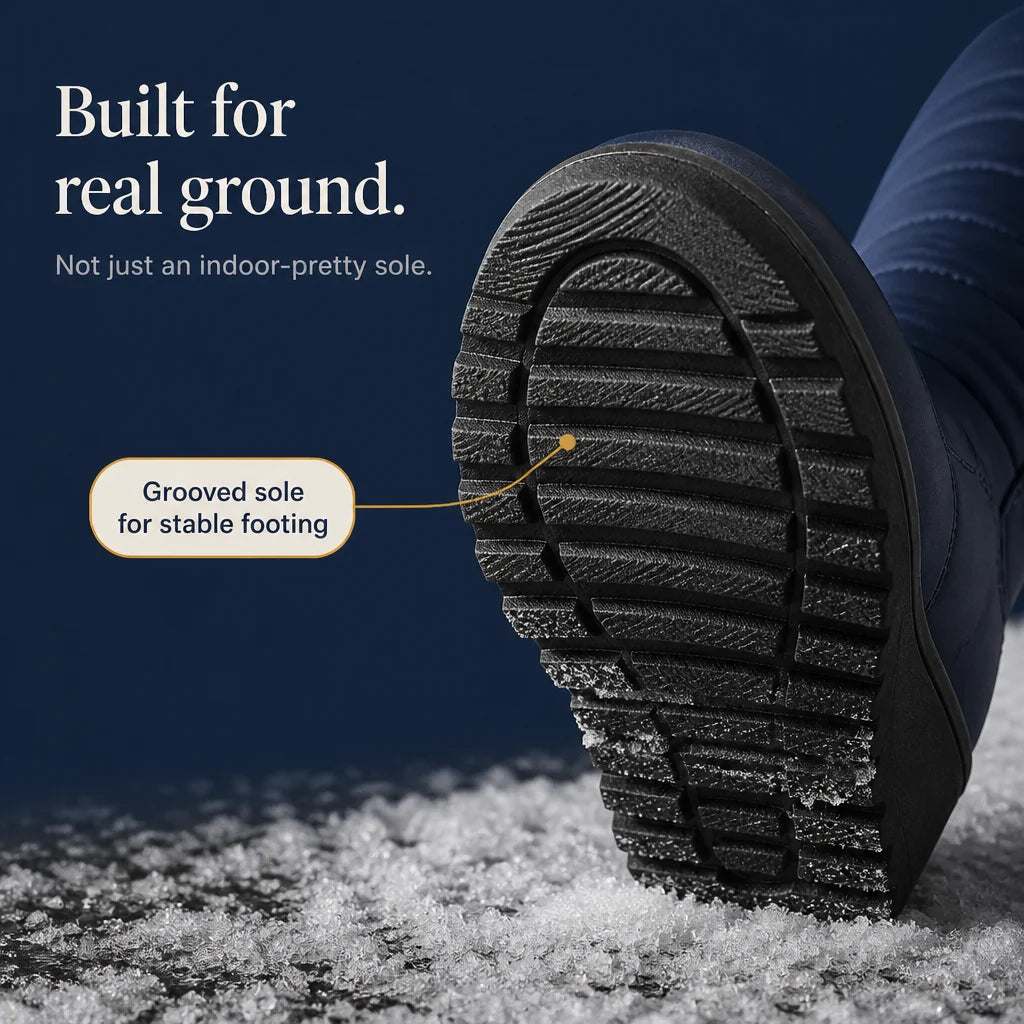 Duvella | Women's Tall Snow Boots with Faux Fur Lining 4