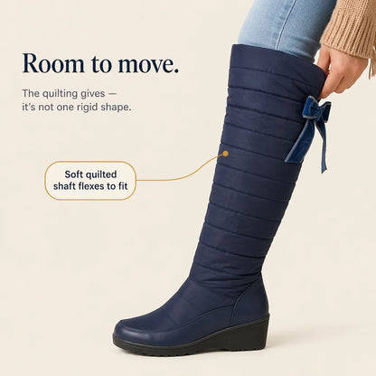 Duvella | Women's Tall Snow Boots with Faux Fur Lining 5