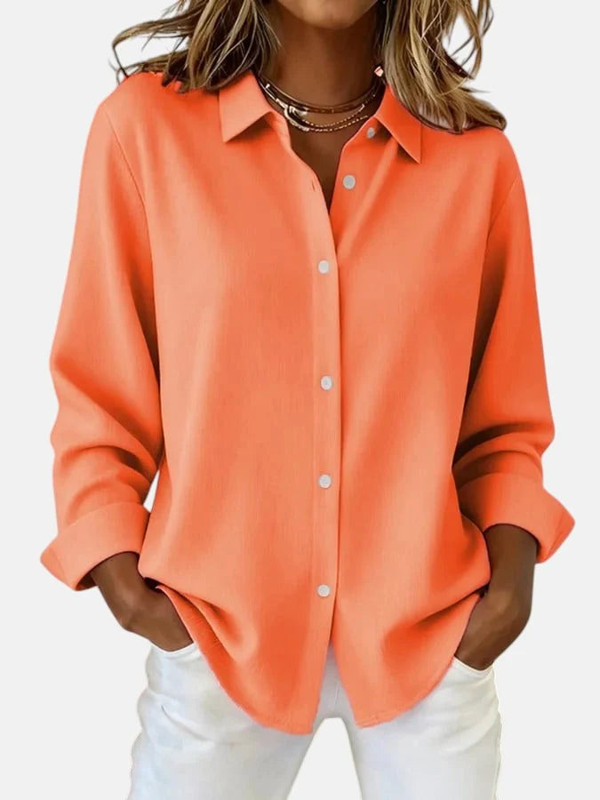 Elegant Blouse | Women's Relaxed Fit Soft Fabric Top 3